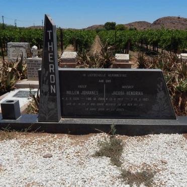 THERON Willem Johannes 1926-1989 &amp; Jacoba Hendrika 1932-1983