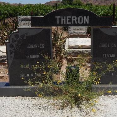 THERON Johannes Hendrik 19??-1981 &amp; Dorothea Elizabeth 1906-1982