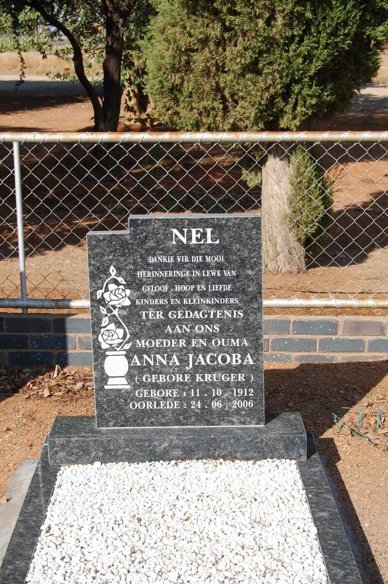 NEL Anna Jacoba nee KRUGER 1912-2006