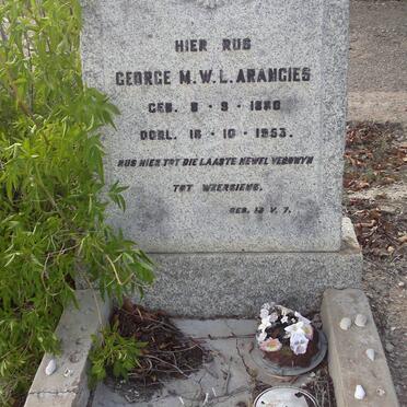 ARANGIES George M.W.L. 1880-1953