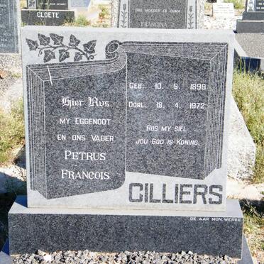 CILLIERS Petrus Francois 1899-1972