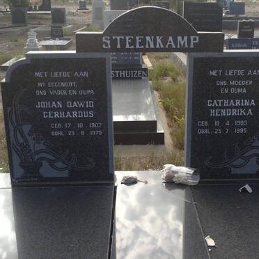 STEENKAMP Johan Dawid Gerhardus 1902-1975 &amp; Catharina Hendrika 1903-1995