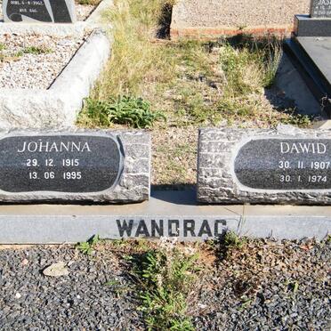 WANDRAG Dawid 1907-1974 &amp; Johanna 1915-1995