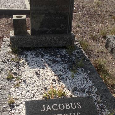 WYK Frans Petrus, van 1904-1959 :: VAN WYK Jacobus Petrus 1927-1990