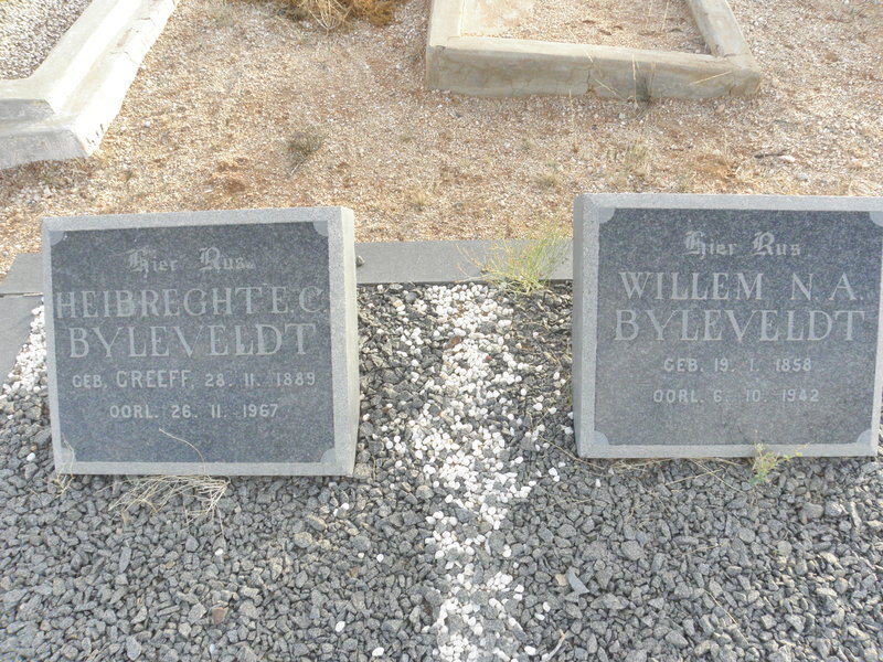 BYLEVELDT Willem N.A. 1858-1942 &amp; Heibrecht E.C. GREEFF 1889-1967