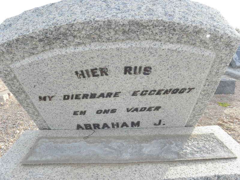 HANEKOM Abraham J. 1898-1948