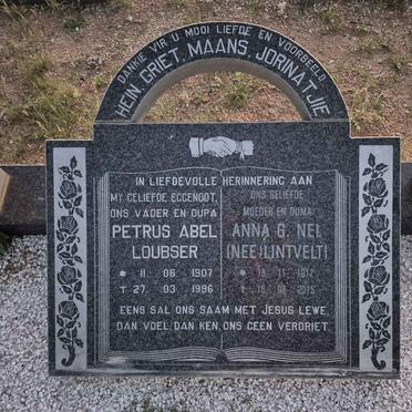 NEL Petrus Abel Lourens 1907-1996 & Anna G. Nel LINTVELT 1917-2015 _1