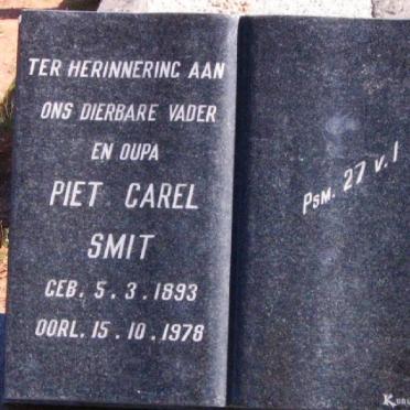 SMIT Piet Carel 1893-1978