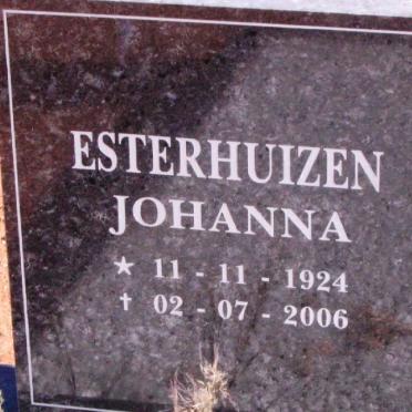 ESTERHUIZEN Johanna 1924-2006