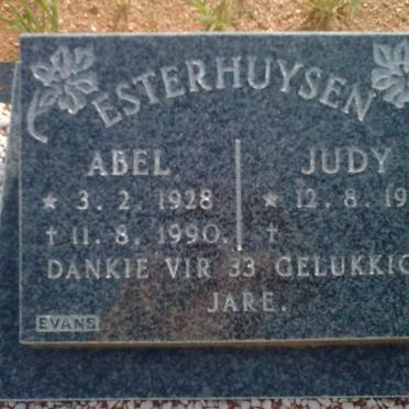 ESTERHUYSEN Abel 1928-1990 &amp; Judy 1937-