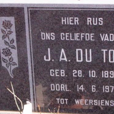 TOIT J.A., du 1892-1979