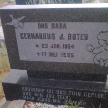 BOTES Gerhardus J. 1954-1955