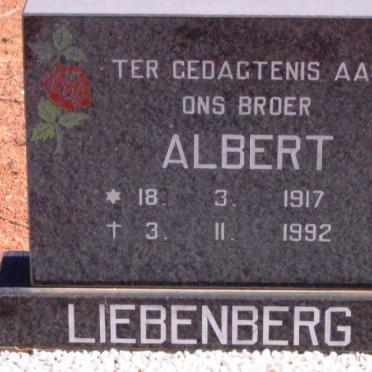 LIEBENBERG Albert 1917-1992