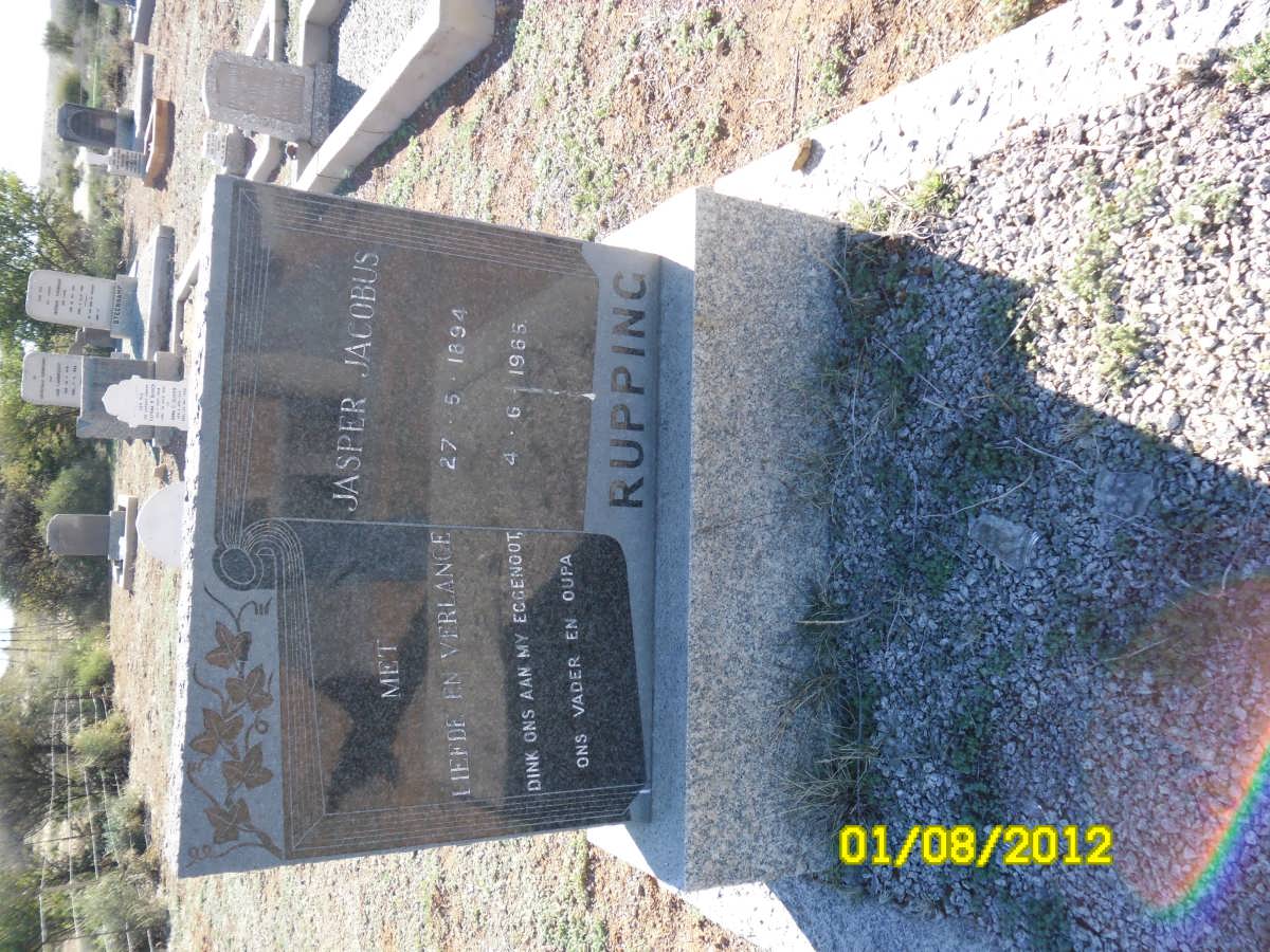 RUPPING Jasper Jacobus 1894-1965