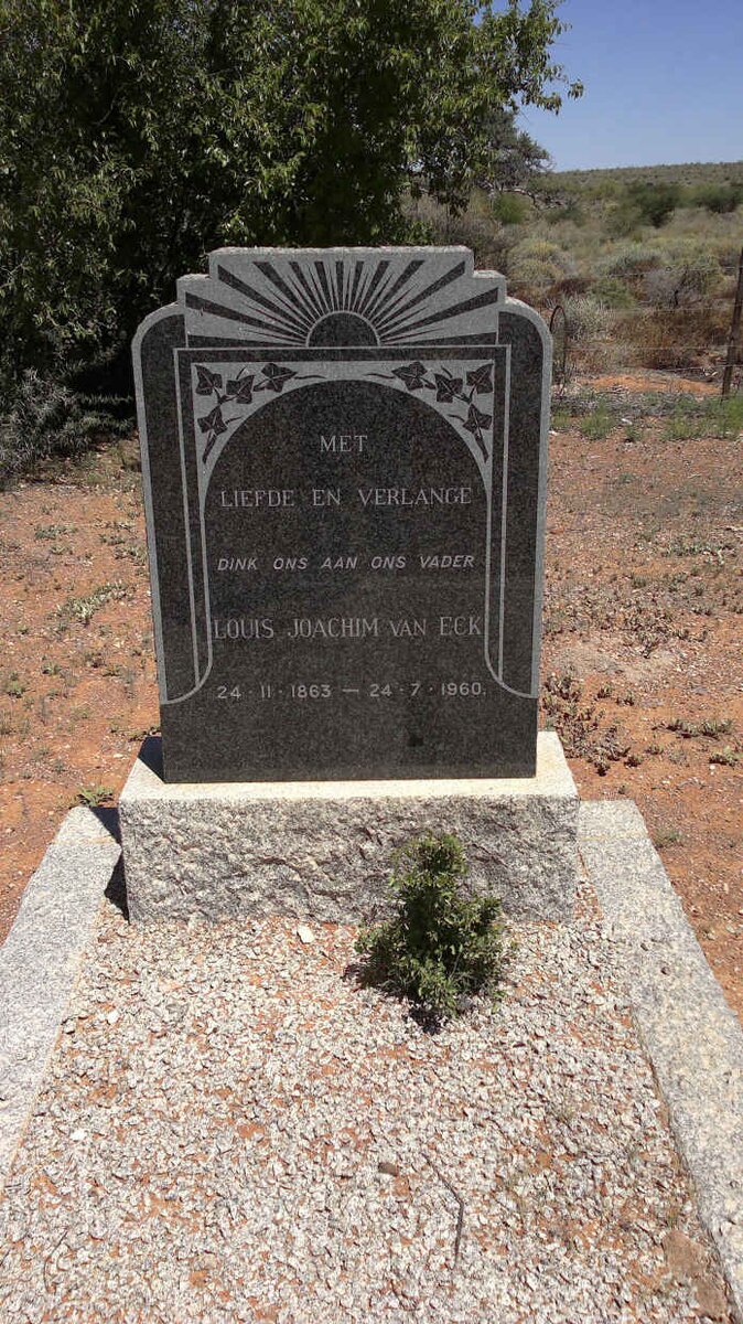 ECK Louis Joachim, van 1863-1960