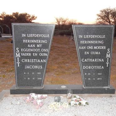 SMIT Christian Jacobus 1915-1986 &amp; Catharina Dorothea 1922-2012