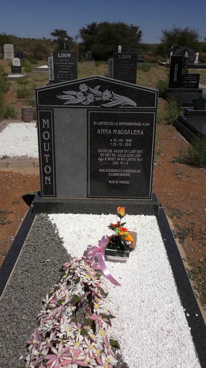 MOUTON Anna Magdalena 1955-2010