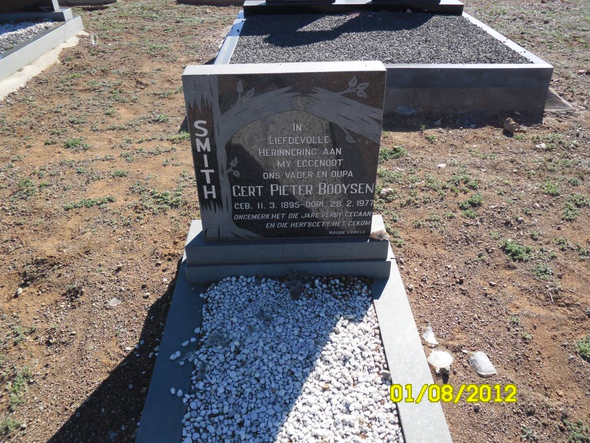 SMITH Gert Pieter Booysen 1895-1977