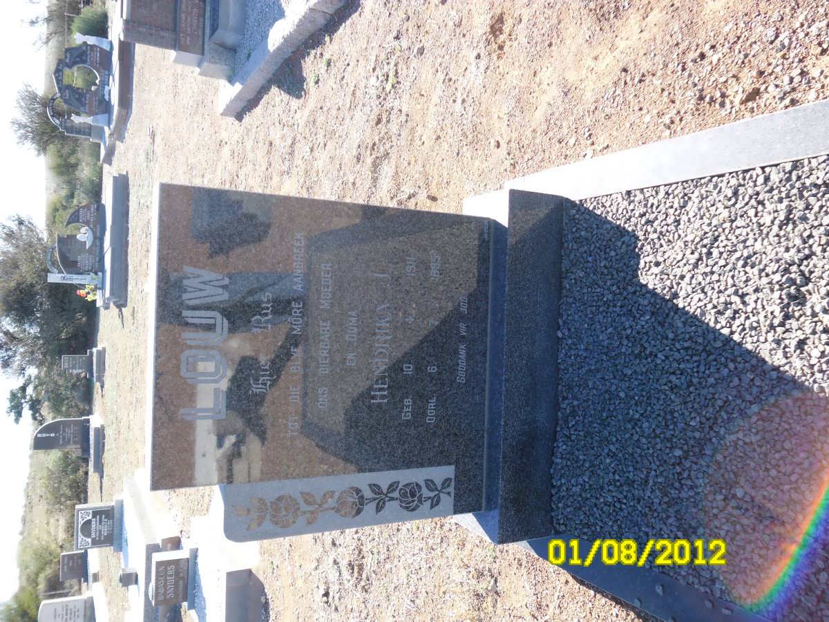 LOUW Hendrika J. 1911-1995