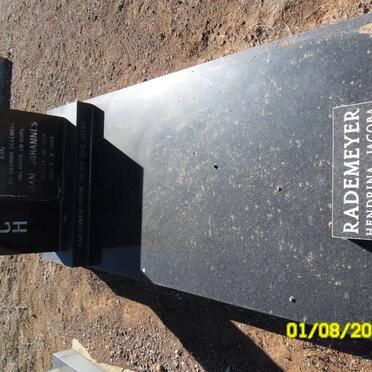 RADEMEYER Hendrina Jacoba nee HOUGH 1947-2000