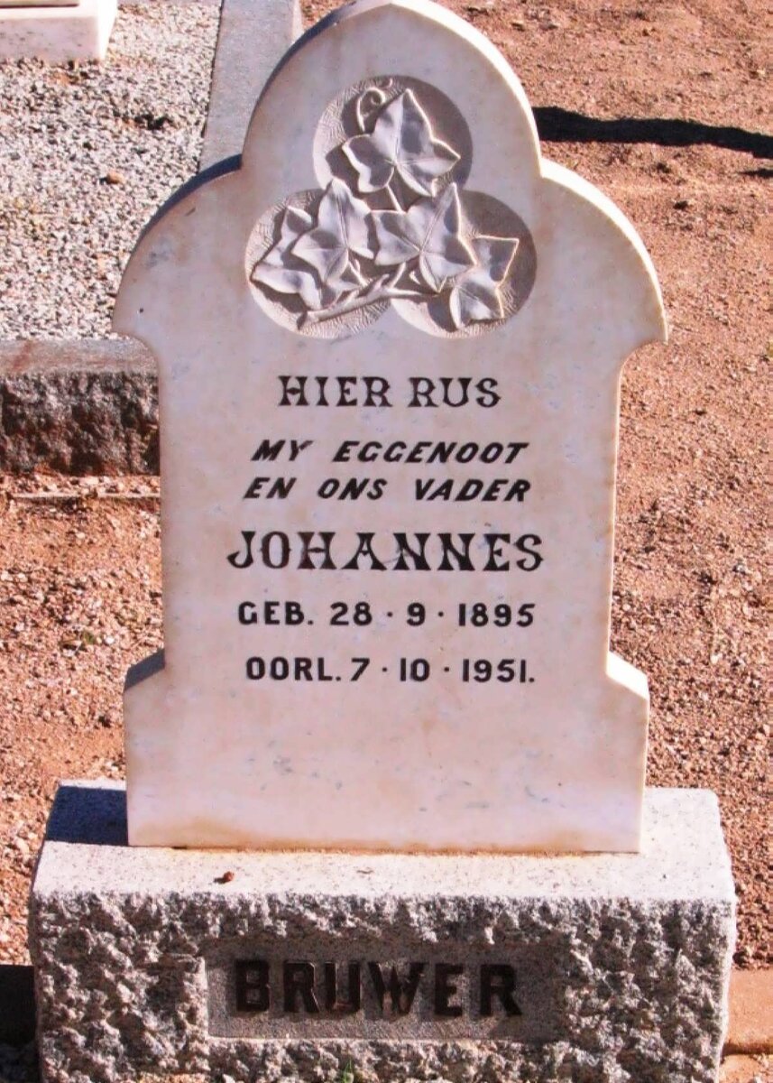 BRUWER Johannes 1895-1951