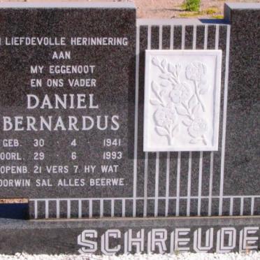 SCHREUDER Daniel Bernardus 1941-1993