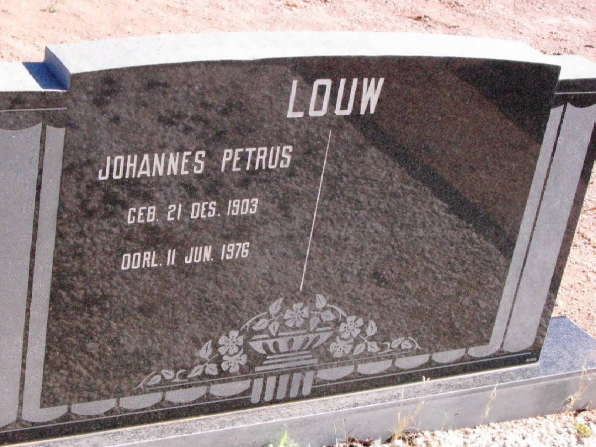 LOUW Johannes Petrus 1903-1976