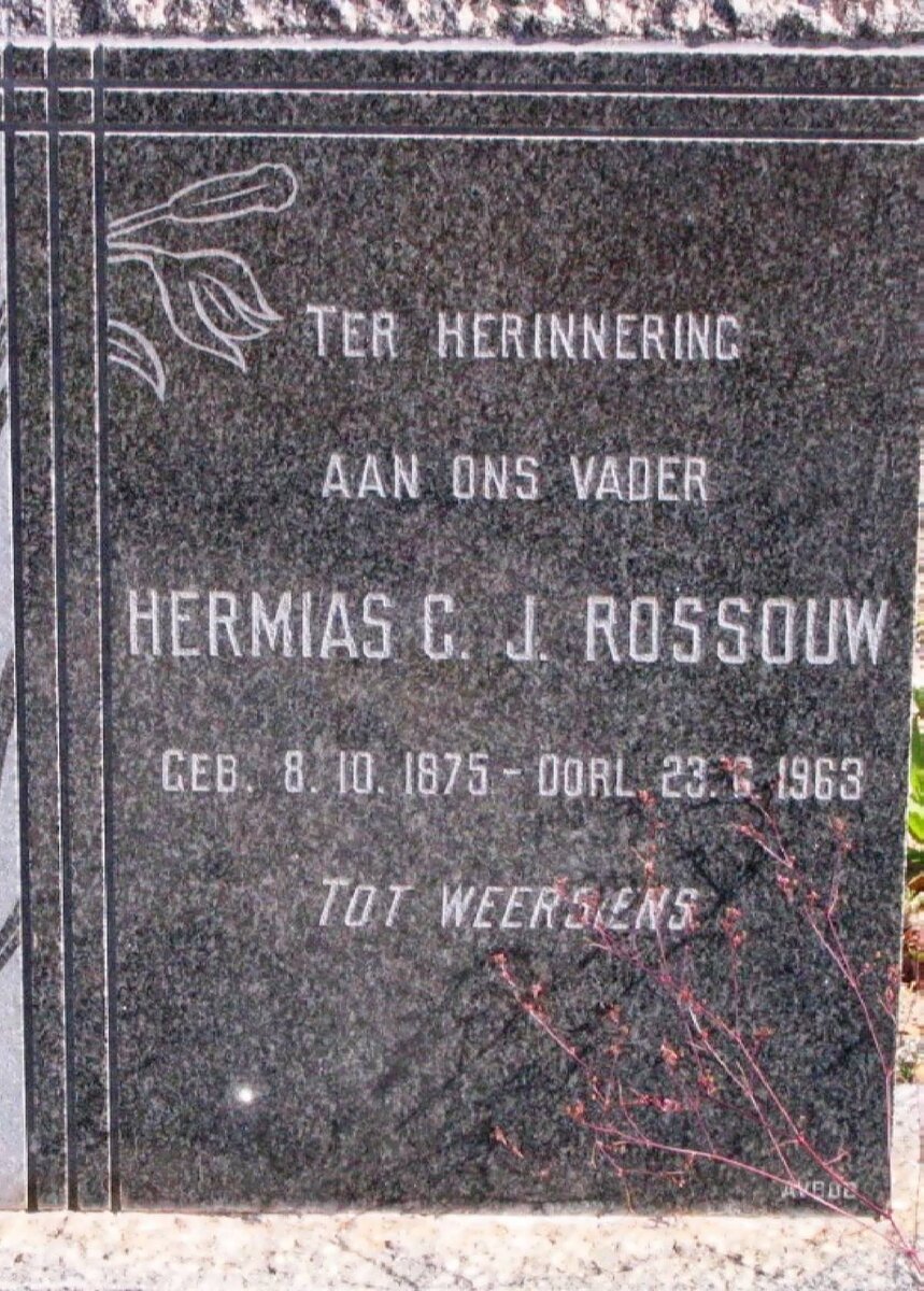 ROSSOUW C.J. 1875-1963