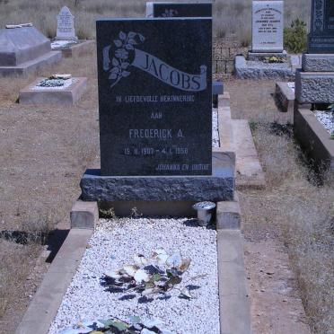 JACOBS Frederick A. 1907-1958