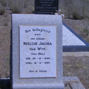 WYK Neeltjie Jacoba, van geb. NELL 1866-1937