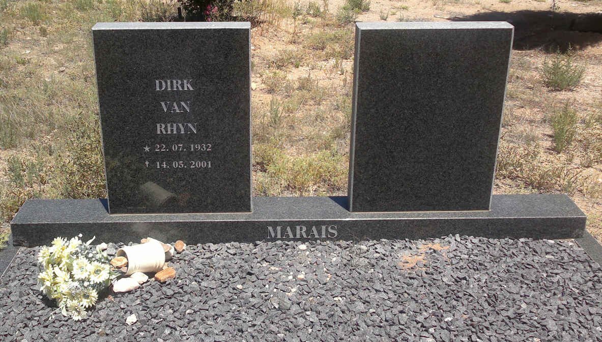 MARAIS Dirk Van Rhyn 1932-2001