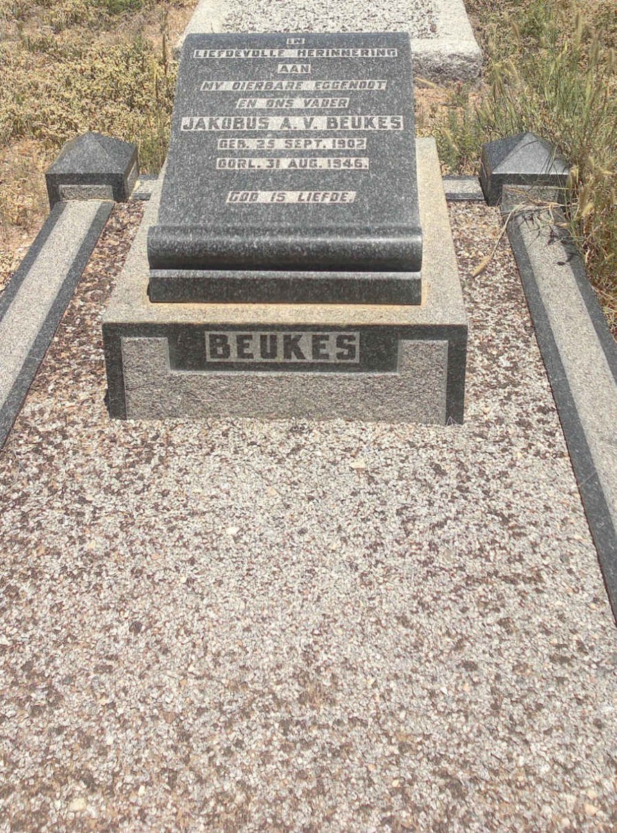 BEUKES Jakobus A.V. 1902-1946