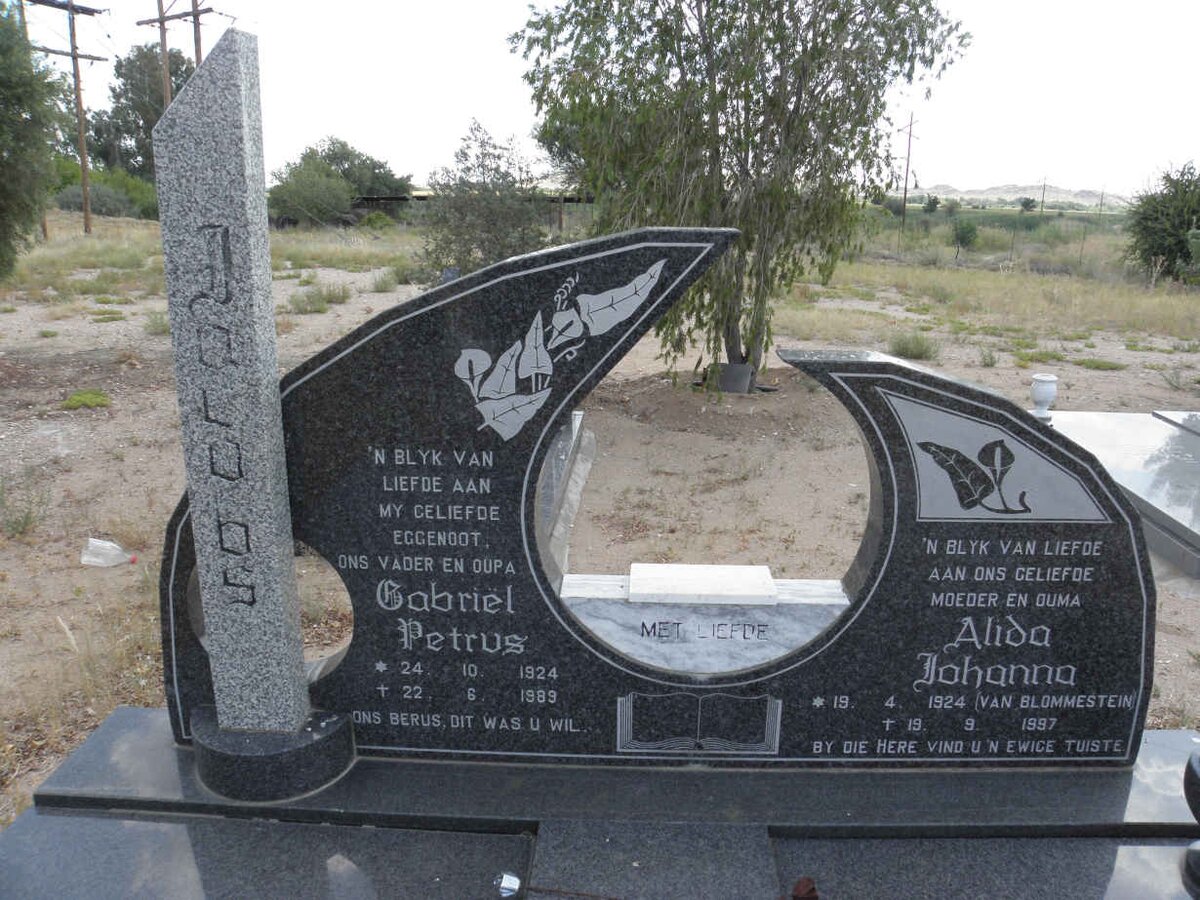 JACOBS Gabriël Petrus 1924-1989 &amp; Alida Johanna VAN BLOMMESTEIN 1924-1997