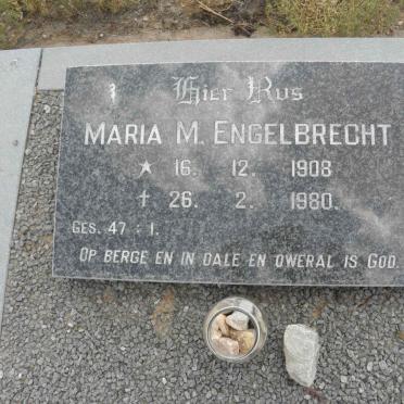ENGELBRECHT Maria M. 1908-1980