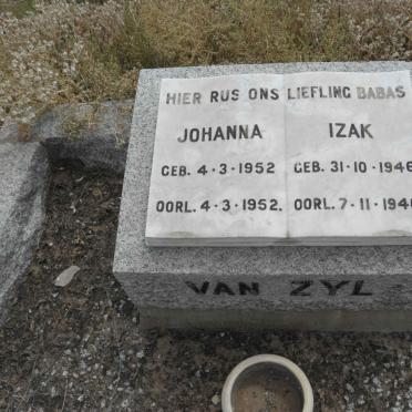 ZYL Izak, van 1946-1946 :: VAN ZYL Johanna 1952-1952