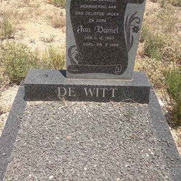 WITT Jan Daniel, de 1907-1988