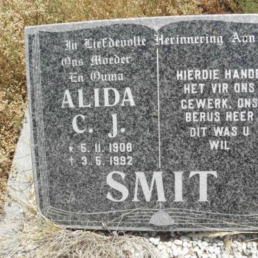 SMIT Alida C.J. 1908-1992