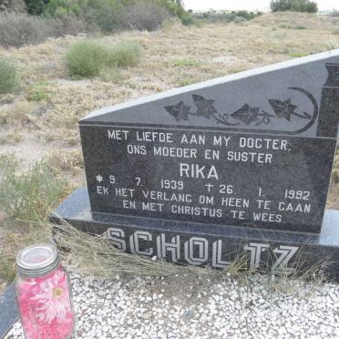 SCHOLTZ Rika 1939-1992