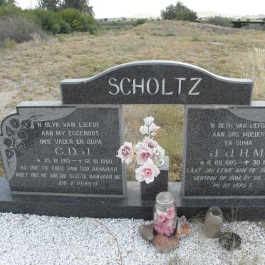 SCHOLTZ G.D.J. 1901-1990 &amp; J.J.H.M. 1905-2002