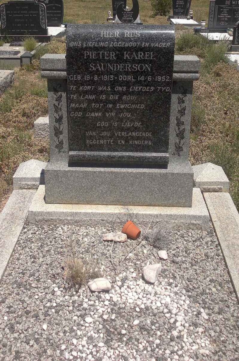 SAUNDERSON Pieter Karel 1913-1952