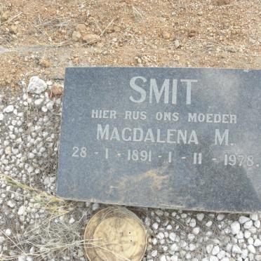 SMIT Magdalena M. 1891-1978