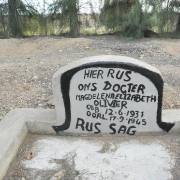OLIVIER Magdelena Elizabeth 1931-1945