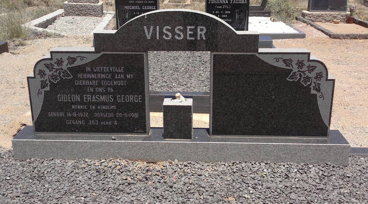 VISSER Gideon Erasmus George 1932-1981