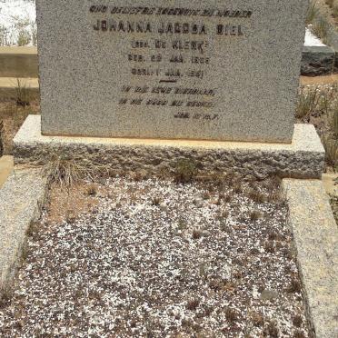 BIEL Johanna Jacoba nee DE KLERK 1906-1951