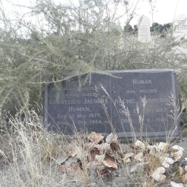 HUMAN Cornelius Jacobus 1877-1954 &amp; Rachel P. VISSER 1883-1965