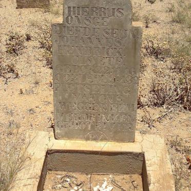 CLOETE Johannes Hendrick 1916-1932