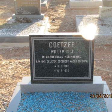COETZEE Willem C.J. 1902-1972