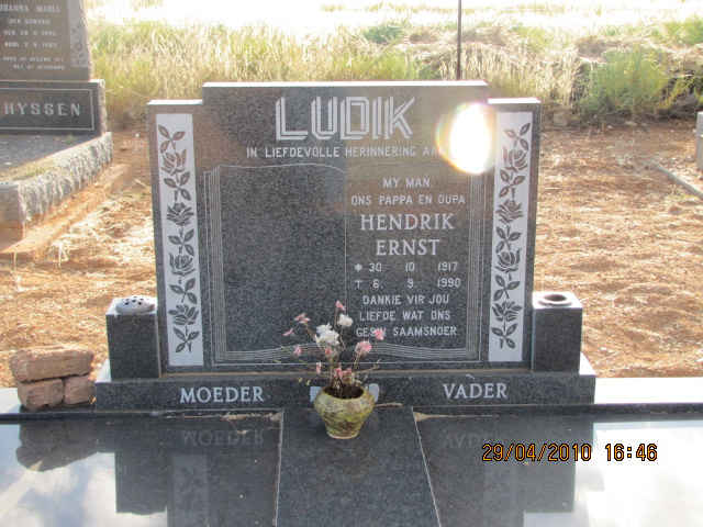 LUDIK Hendrik Ernst 1917-1990