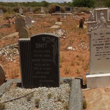 SMIT Barend Frederick 187?-1950 &amp; Catharina Sophia Maria BARNARD 1882-1933