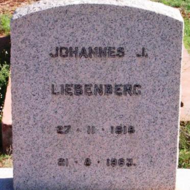 LIEBENBERG Johannes J. 1918-1963